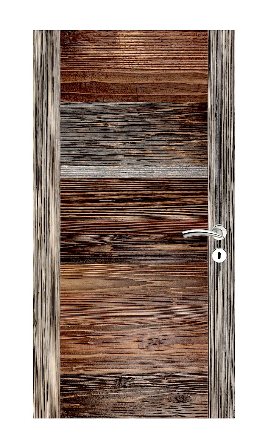  Porte en bois ancien brun 