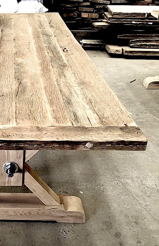 table bois rustique, table bois ancien, table vieux bois