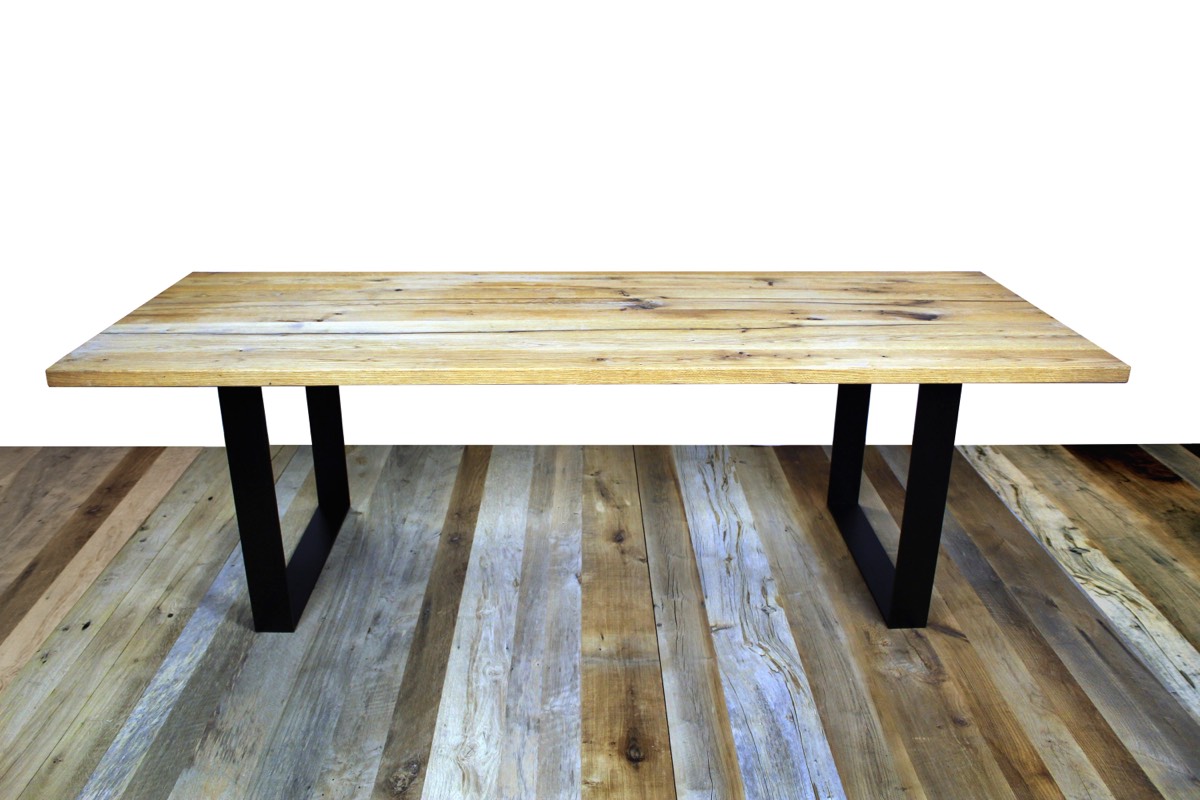 table vieux chene, table a manger bois ancien, table bois massif