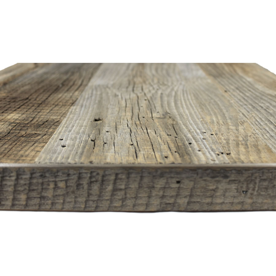  Table en bois ancien gris 