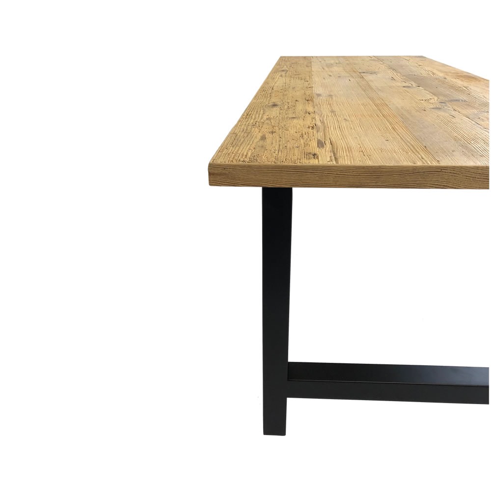 Table en vieux plancher