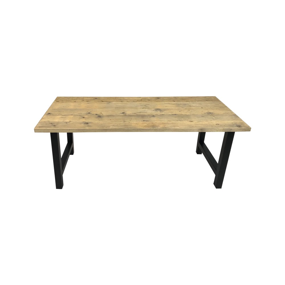 Table en vieux plancher