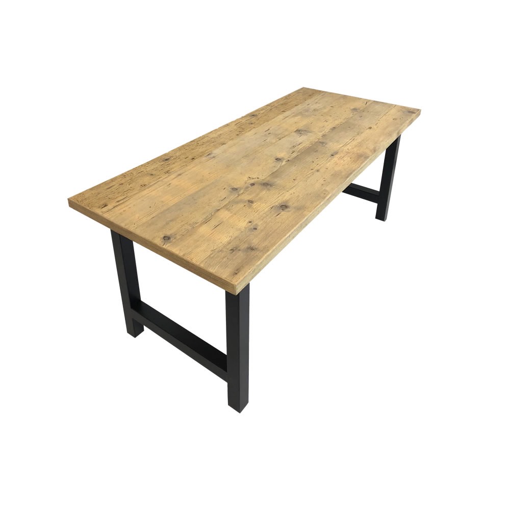 Table en vieux plancher