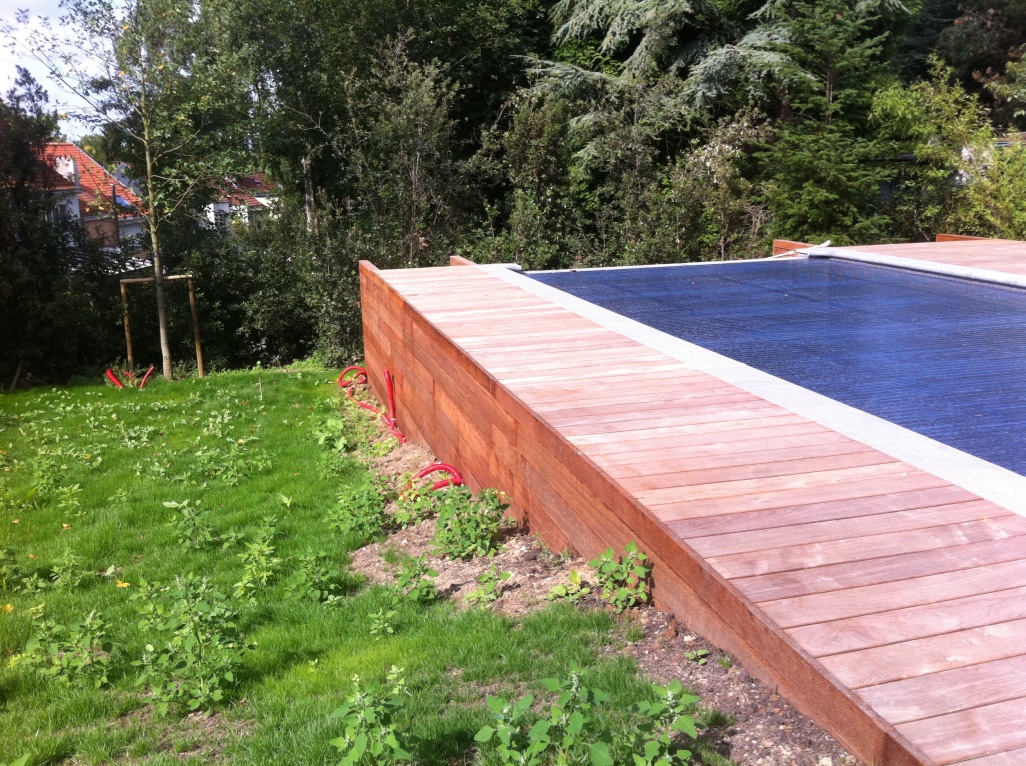 Terrasse en bois exotique