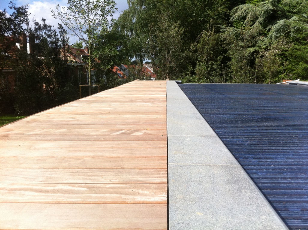 Terrasse en bois exotique