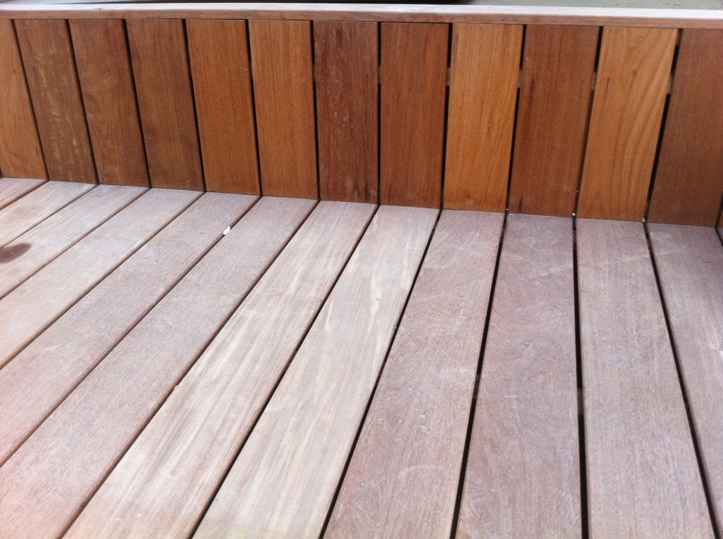Terrasse en bois exotique