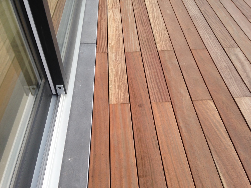 Terrasse en bois exotique a Bruxelles
