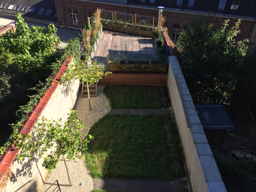 Terrasse en bois exotique