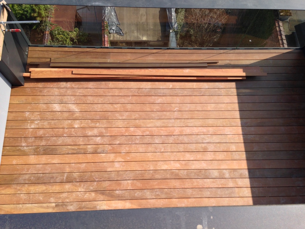 Terrasse en bois exotique